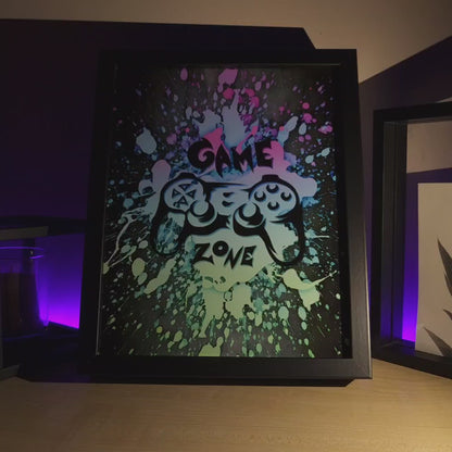 Game Zone RGB LED Anime Light Box