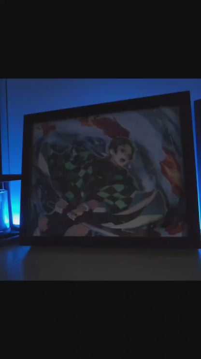 Frame RGB LED Anime Light Box