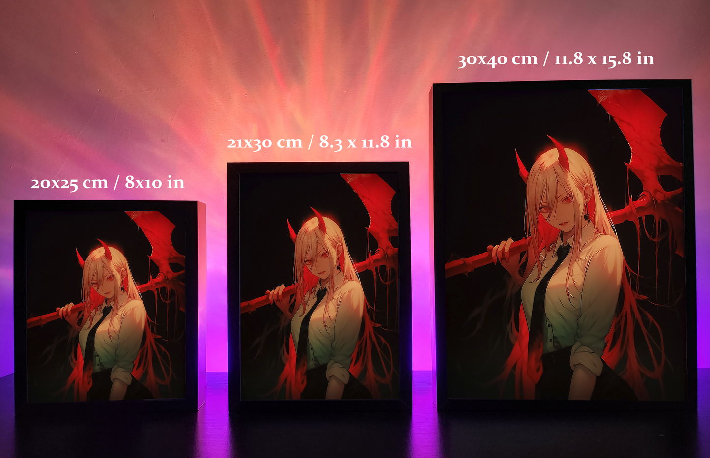 Frame RGB LED Anime Light Box